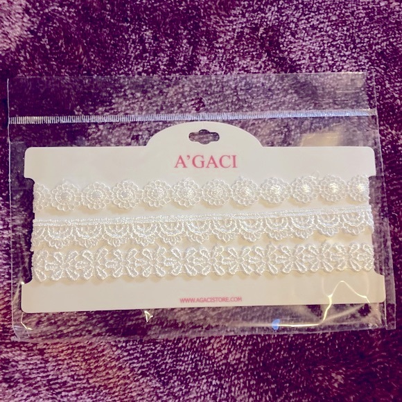a'gaci | Jewelry | Agaci Womens White Triple Pack Of Choker Necklaces ...